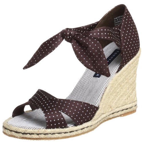 Buy Tommy Hilfiger Women's Sabrina Espadrille,Dark Brown Pin Dots,9.5 M online at Discounted New and Used prices. Delivered to your door with Childrens Toyshop.com