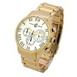 ROCAWEAR Men's Gold-tone Crystal Embellished Classic Chronograph Watch. Model: RG105710