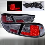 2008-2011 Mitsubishi Lancer Led Taillights Smoke by Instyleparts