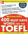 400 Must Have Words for the TOEFL
