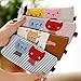 Deobox Cat Pencil Case Kitten Stripe Pen Bag, 4 Pack