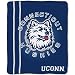 Connecticut Huskies NCAA Royal Plush Raschel Blanket (Jersey Mesh Series) (50