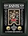 New Orleans Saints - Super Bowl 44 XLIV - Etched Signatures - Framed Photo Picture