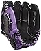 Louisville Slugger 10.5-Inch FG Diva Softball Infielders Gloves, Purple, Right Hand Throw