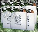 The Planet Bag Set of Six (6) 100% Cotton Natural Canvas Grocery Tote Bags