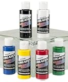 Createx Colors 2-Ounce AB Airbrush Set, Opaque