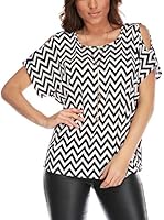 Fleur Bleue Top Anna (Negro / Blanco)