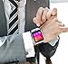Indigi® SWAP (Smart Watch And Phone) GSM Quanband Bluetooth SmartWatch Phone Capacitive Color Touch Screen Built-in Pedometer & Sleep Monitor (Silver)