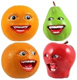 Annoying Orange 2.5" Talking PVC Figure Wave 1: Set Of 4IMAGE