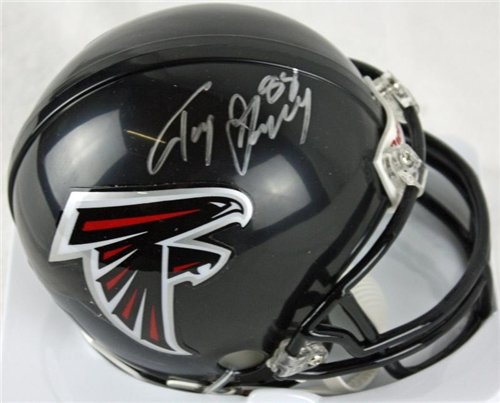 Falcons Tony Gonzalez Authentic Autographed/Hand Signed Mini Helmet JSA #w160023