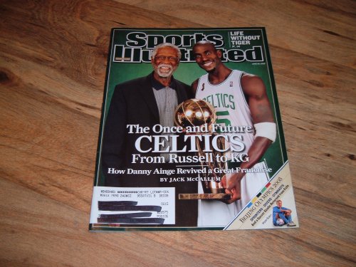 Bill Russell & Kevin Garnett, Boston Celtics, Sports Illustrated, June 30, 2008.