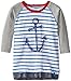 Hatley Girls' Girls Raglan Tee Anchor