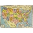 USA America map Cavallini Wrap or Decoupage paper,vintage poster print , 20 x 28 ins