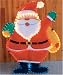 Outdoor Living : Animated Waving Santa outdoor Christmas Lights