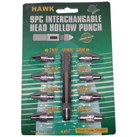 MULTI HEAD HOLLOW PUNCH SET:TZ01-02990