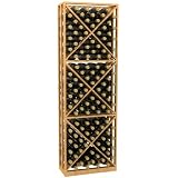 Allavino CKL-201 Premium Redwood Lattice X-Cube Storage Wine Rack