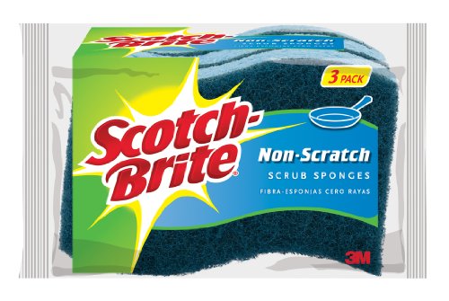 Scotch-brite Non-scratch Scrub Sponge MP-3-34, 3-Count (Pack of 6)