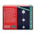 Konstsmide 6116-203 LED Schneeflocken (3er-Set, �: 21/17/13cm, 15 kalt wei�e Dioden, 24V Innentrafo, 0.9W, transparent)