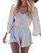 Eshion Women V-Neck Short Playsuit Jumpsuit Romper
