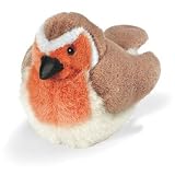 RSPB Robin Plush Soft Toy Bird With Authentic Sound