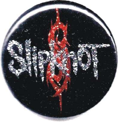 Slipknot Glitter Logo 1.5" Button Pin