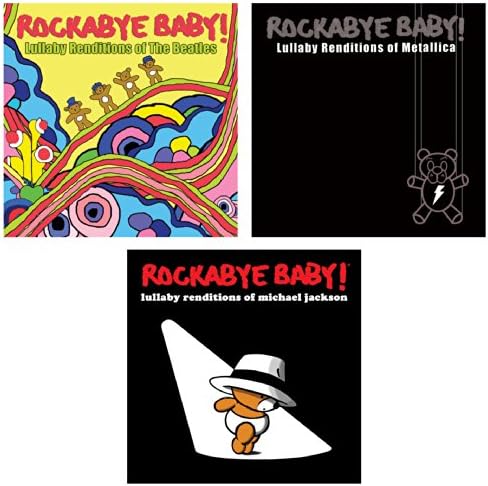 Rockabye Baby Lullaby Renditions 3 CD Set, Beatles/Metallica/Michael Jackson