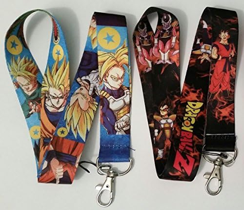 Dragonball Dragon Ball Z Lanyard Key Chain Set