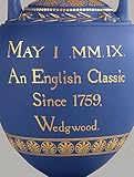 Wedgwood First Days Vase Handpainted Saxon Blue 11 3/4in