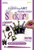 Holographic Engraving Art Stickers: Princess Fantasy