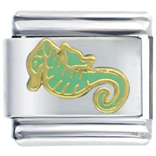 Seahorse Animal Italian Charms Bracelet Link