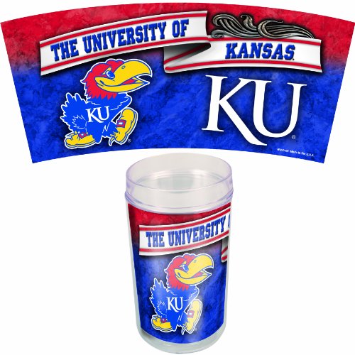 NCAA Kansas Jayhawks 16-Ounce 4-Pack Tumblers