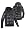 www.wildrosen.com - WildRoses - M-Gasherbrum - Daunenjacke - Bat Black (Damen)