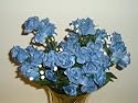 12" Silk Rose Blue Bouquet (2 Bouquets)