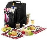 Picknickrucksack f�r 2 Personen mit Fleece-Decke und K�hlfach