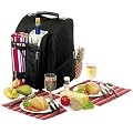 Picknickrucksack f�r 2 Personen mit Fleece-Decke und K�hlfach
