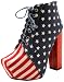 Spy Love Buy Stef Block Heel Lace Up Concealed Platform Ankle Boots