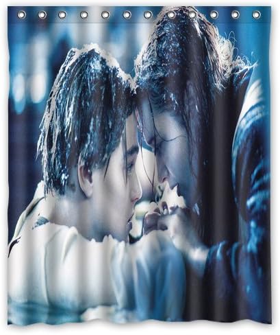 Brand New Stylish Design Titanic Shower Curtain Bathroom Waterproof Drapery/Panels/Treatment Polyester 60"(w) x 72"(h) Inches