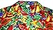 V.H.O. Funky Hawaiian Shirt for Men Short Sleeve Front-Pocket TuttiFrutti, Fruits