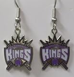 NBA Dangling Earrings - Sacramento Kings Logo