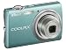 Nikon Coolpix S220 Digital Camera - Aqua Green (10.0MP, 3x Optical Zoom) 2.5 inch LCD