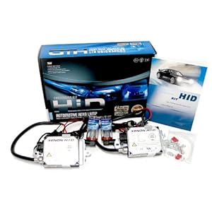 2008 Honda Ridgeline Low + High Beam Bi-Xenon HID Headlight Conversion Kit Light Blue 10000K