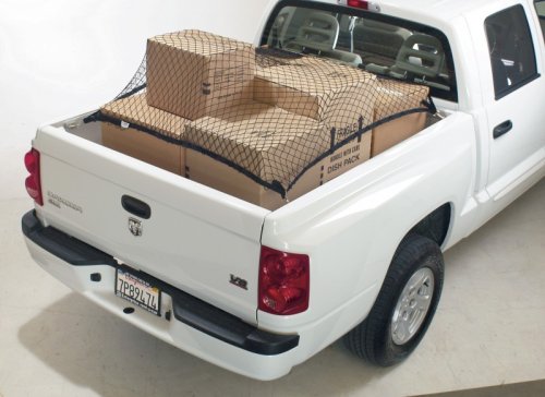 Core Truck Bed Cargo Safety Net Fits FullSize Pickup Trucks with Short Beds & Compact Pickup Trucks with Long Beds (66\