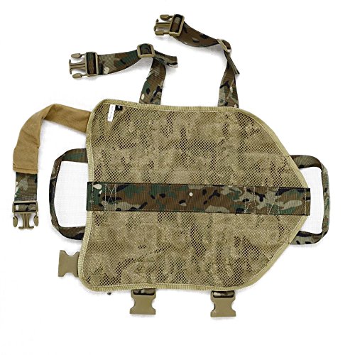 Tactical Dog Training Molle Vest Harness (Multicam, L / 49cm
