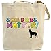 Canvas Tote Bag Beige  Size Does Matter ! Australian Cattle Dog  Dog