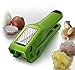 Simposh Garlic Press - Green Mincer/Crusher/Peeler. Easy to Use & Clean Removable Stainless Steel Press Plate. Efficient-No need to peel garlic. Less effort-Patented Easy Squeeze Mechanism. Ergonomic