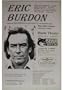 Eric Burdon Handbill Poster The Animals at Rialto Theatre With Serinity Jones And Tim Wahler The House Of The Rising Sun