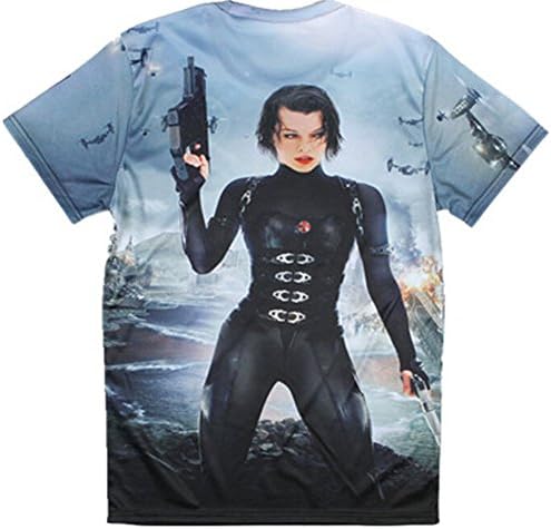 Jackyeah Men's Tee Resident Evil Fashion T-shirt (XXL, Tfb0026)