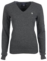 Ralph Lauren Womens Cashmere Sweater Grey
