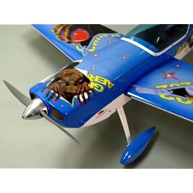 New Giles 202 - 140 w/ 72" Wingspan - the Best Aerobatic Gas Engine Powered Radio Remote Controlled Aiplane - Almost-Ready-to-Fly Kit 90% Assembled