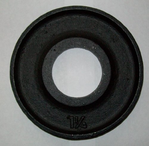 1 1/4 lb. Black Olympic Plates (Pair)